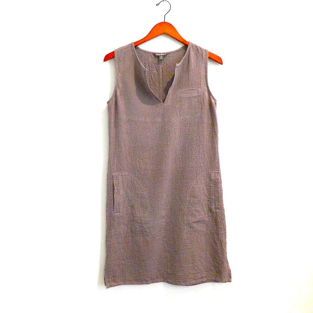 Tommy Bahama Mauve Taupe Sleeveless Shift Dress - Picture 2 of 4